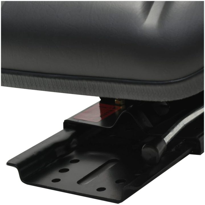 Traktorsits med fjädring svart vidaXL – bild 3