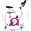 Träningscykel remdrift lila vidaXL – miniatyr 12