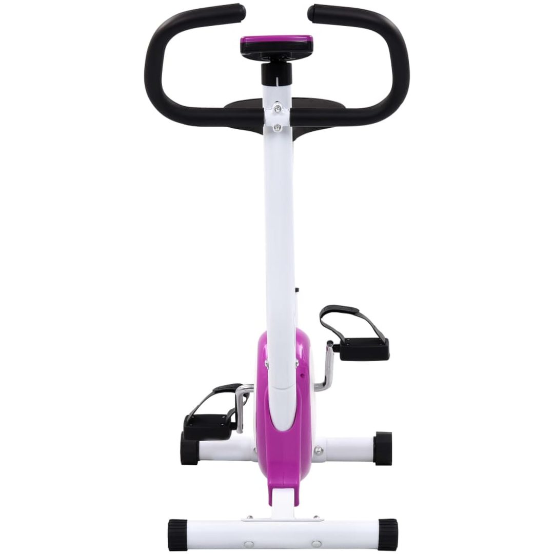 Träningscykel remdrift lila vidaXL – bild 4
