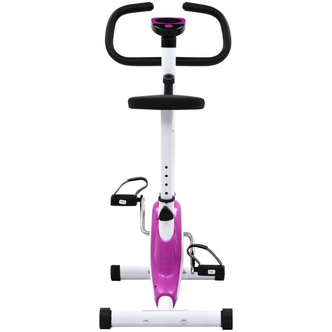 Träningscykel remdrift lila vidaXL – bild 5