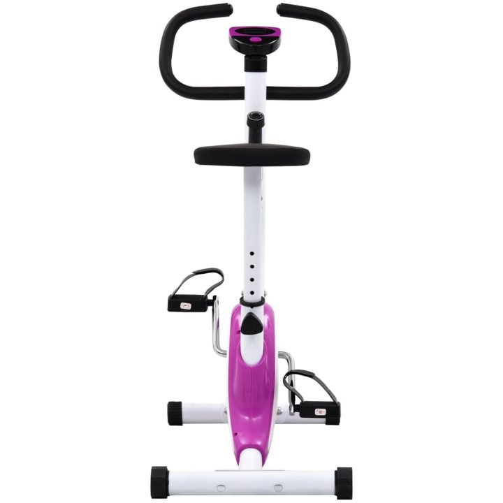 Träningscykel remdrift lila vidaXL – bild 5