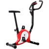 Träningscykel remdrift röd vidaXL – miniatyr 1