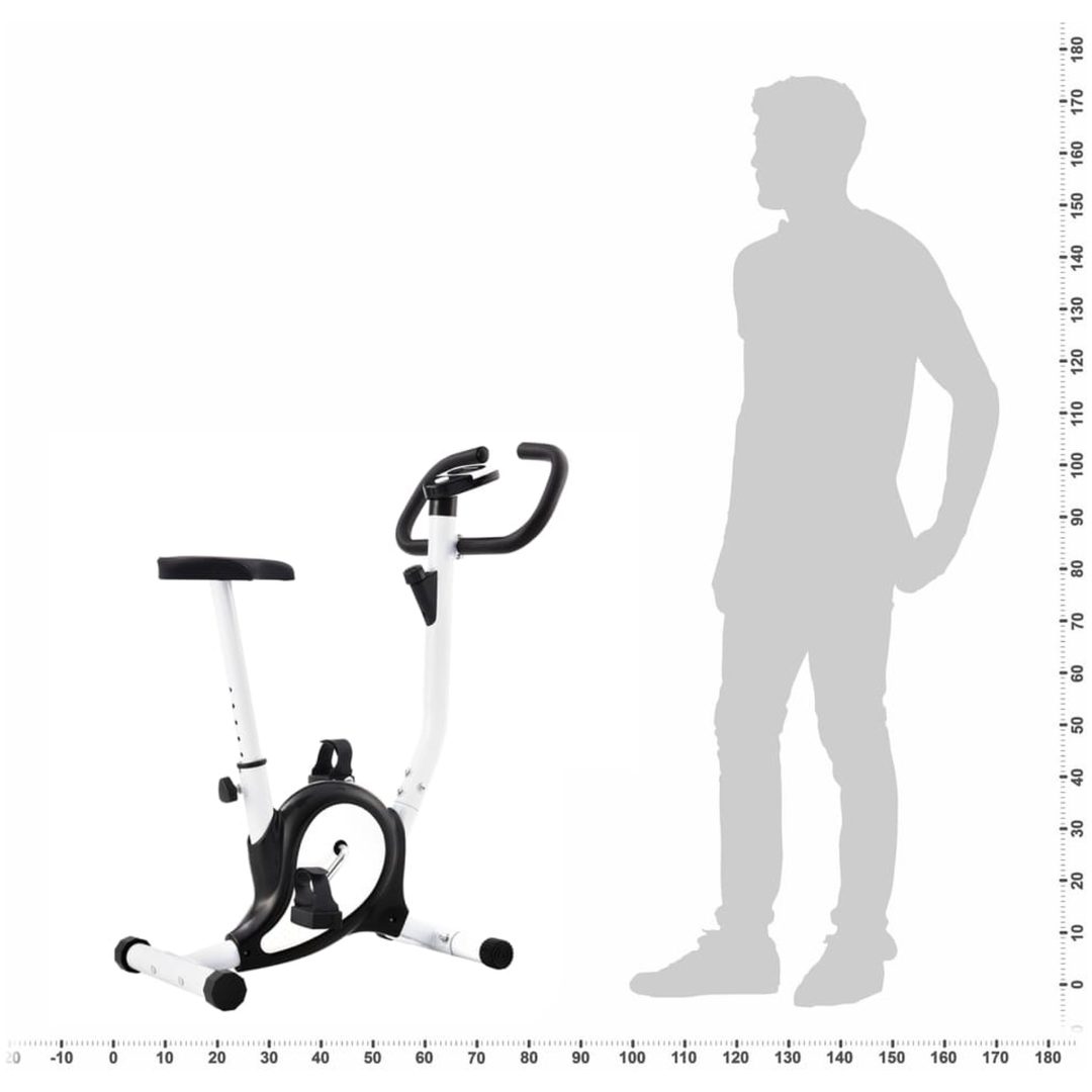 Träningscykel remdrift svart vidaXL – bild 11