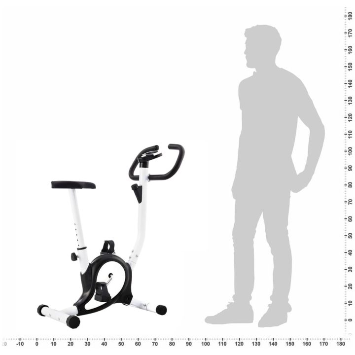 Träningscykel remdrift svart vidaXL – bild 11