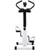Träningscykel remdrift vit vidaXL – miniatyr 5