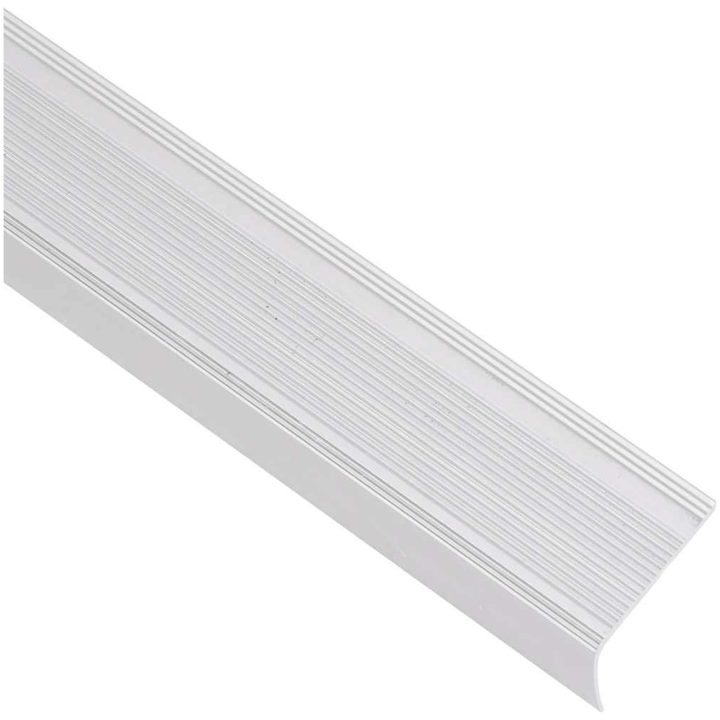 Trappnäsor i L-form 5 st aluminium 100 cm silver vidaXL 100 cm (5 pcs) – bild 3