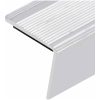 Trappnäsor i L-form 5 st aluminium 100 cm silver vidaXL 100 cm (5 pcs) – miniatyr 5