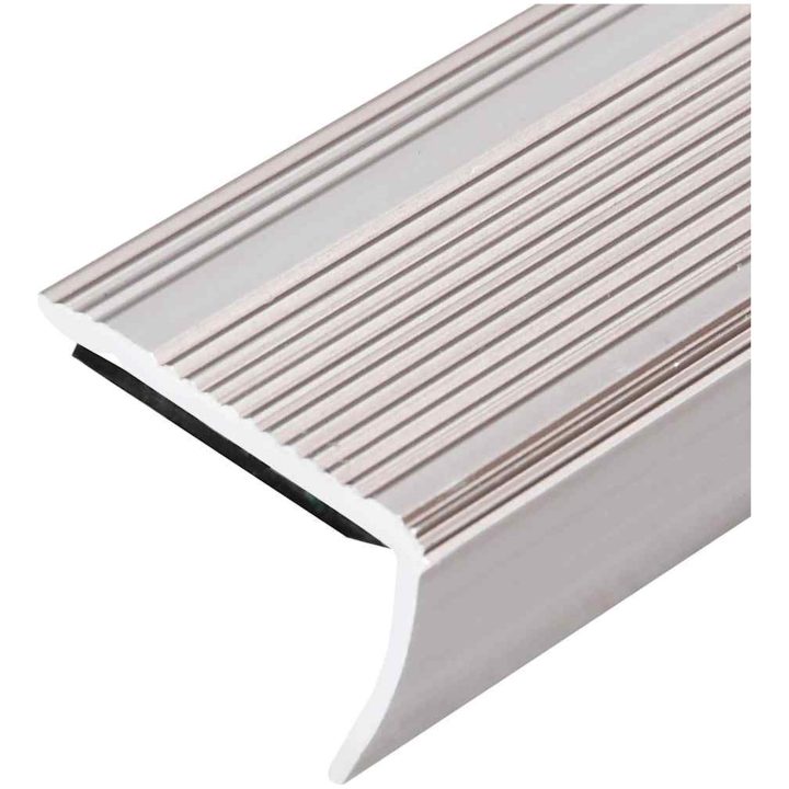 Trappnosar i L-form 5 st aluminium 100 cm champagne vidaXL 100 cm (5 pcs) – bild 5
