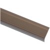 Trappnosar i L-form 5 st aluminium 90 cm brun vidaXL 90 cm (5 pcs) – miniatyr 3