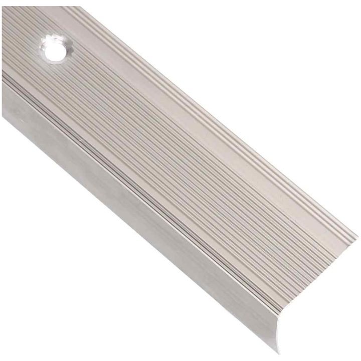Trappnosar i L-form 5 st aluminium 90 cm champagne vidaXL 90 cm (5 pcs) – bild 4