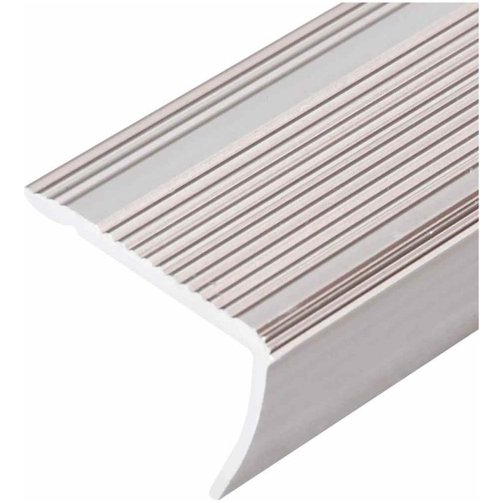 Trappnosar i L-form 5 st aluminium 90 cm champagne vidaXL 90 cm (5 pcs) – bild 5