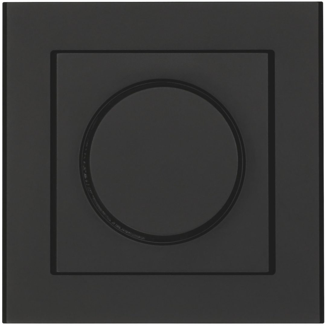 Triac-dimmer Optima, 1-pol/trapp, Svart MALMBERGS