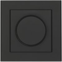 Triac-dimmer Optima, 1-pol/trapp, Svart MALMBERGS