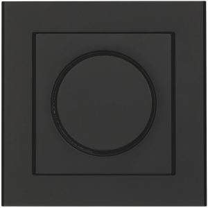 Triac-dimmer Optima, 1-pol/trapp, Svart MALMBERGS