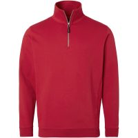 Tröja 0102 Halv-zip Röd Top Swede
