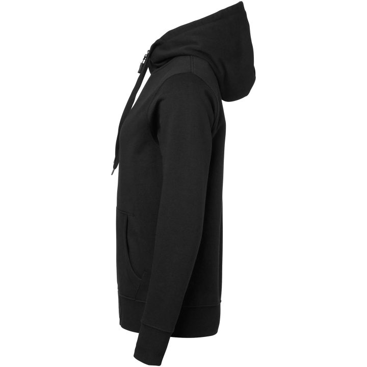 Tröja 186 Sweat w Hel-zip Svart Top Swede XS – bild 4