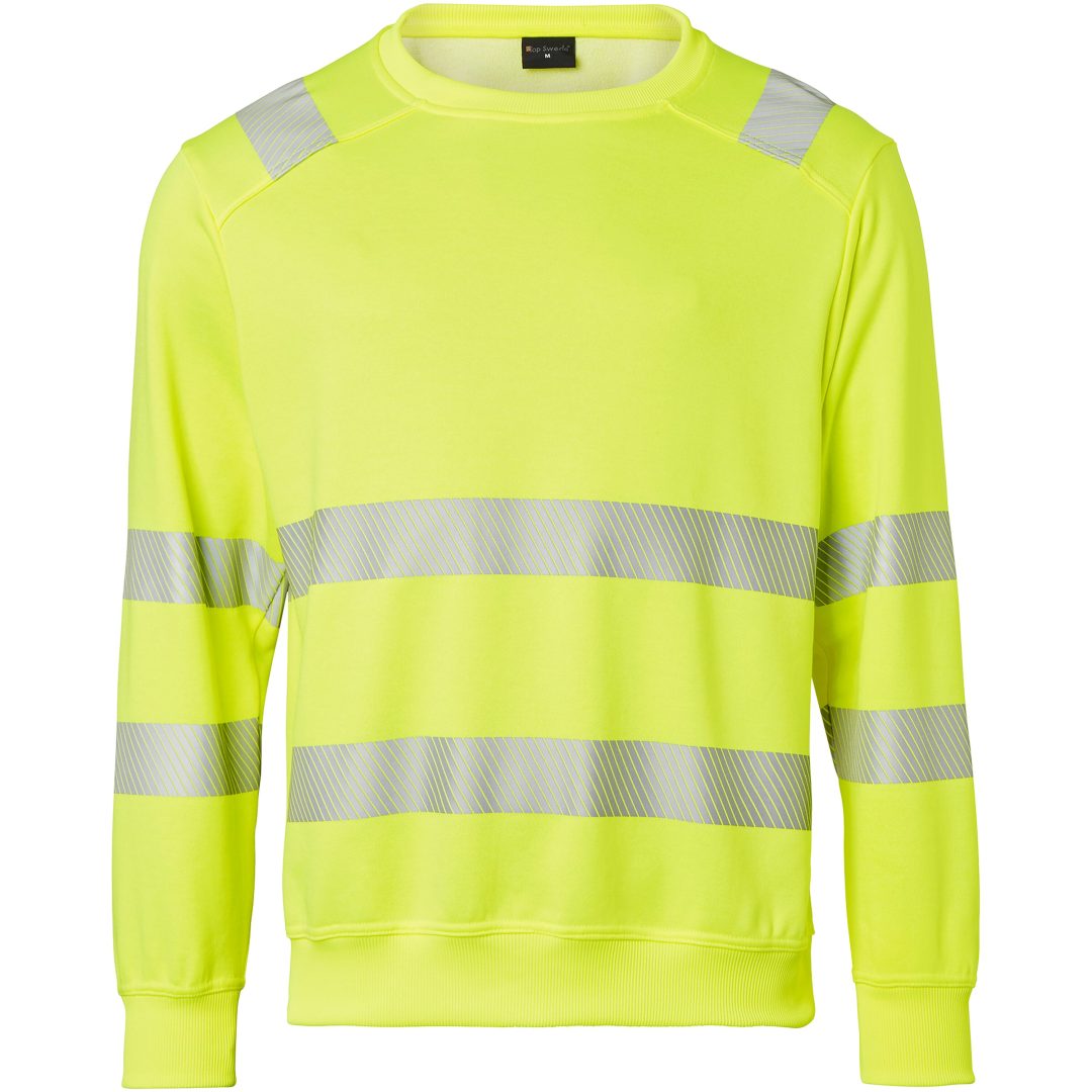 Tröja 270 Rundhals Fluorescerande Gul Top Swede XS