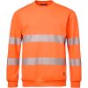 Tröja 282 Sweat Rundhals Fluorescerande Orange Top Swede XS – miniatyr 1