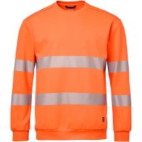 Tröja 282 Sweat Rundhals Fluorescerande Orange Top Swede