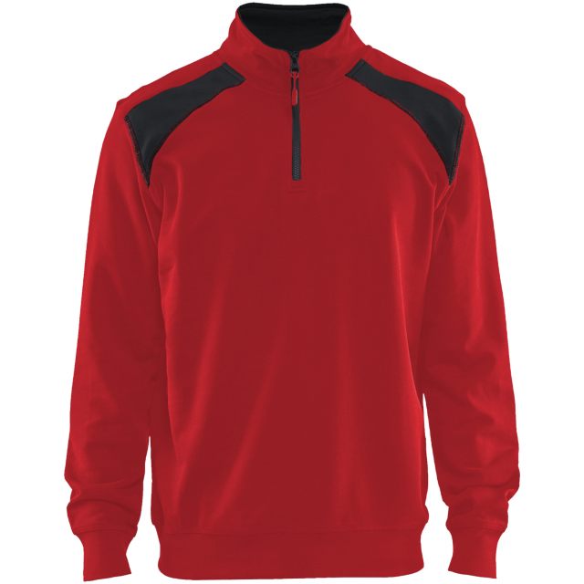 Sweatshirt Blåkläder 33531158 Röd / Svart