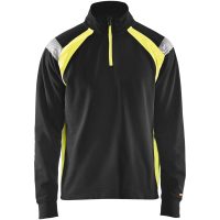 Tröja 34321158 Svart / Gul BLÅKLÄDER