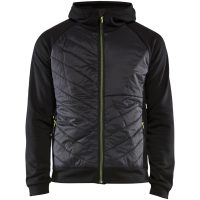 Tröja 34632526 Svart / Hivisgul BLÅKLÄDER