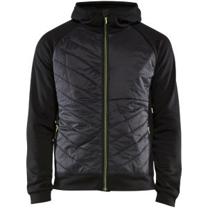 Tröja 34632526 Svart / Hivisgul BLÅKLÄDER