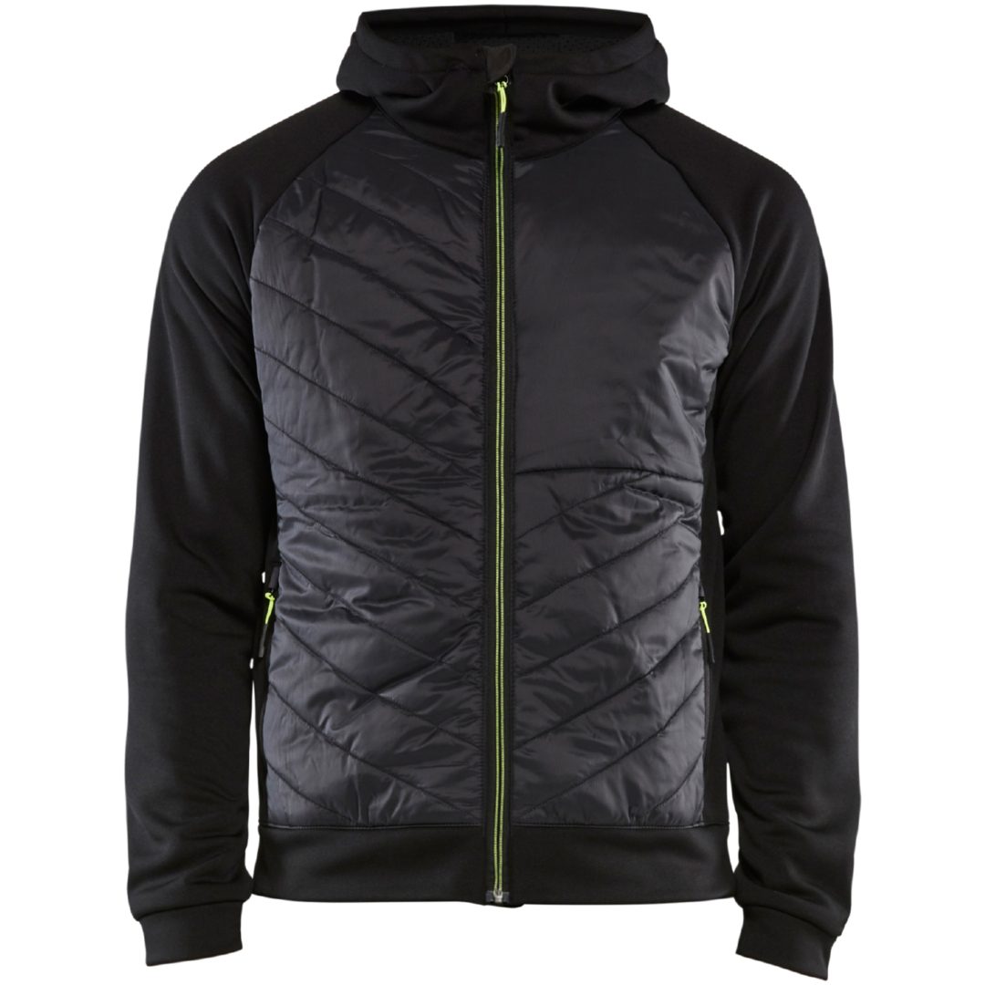 Tröja 34632526 Svart / Hivisgul BLÅKLÄDER TRÖJA 34632526 SVART/GUL XS