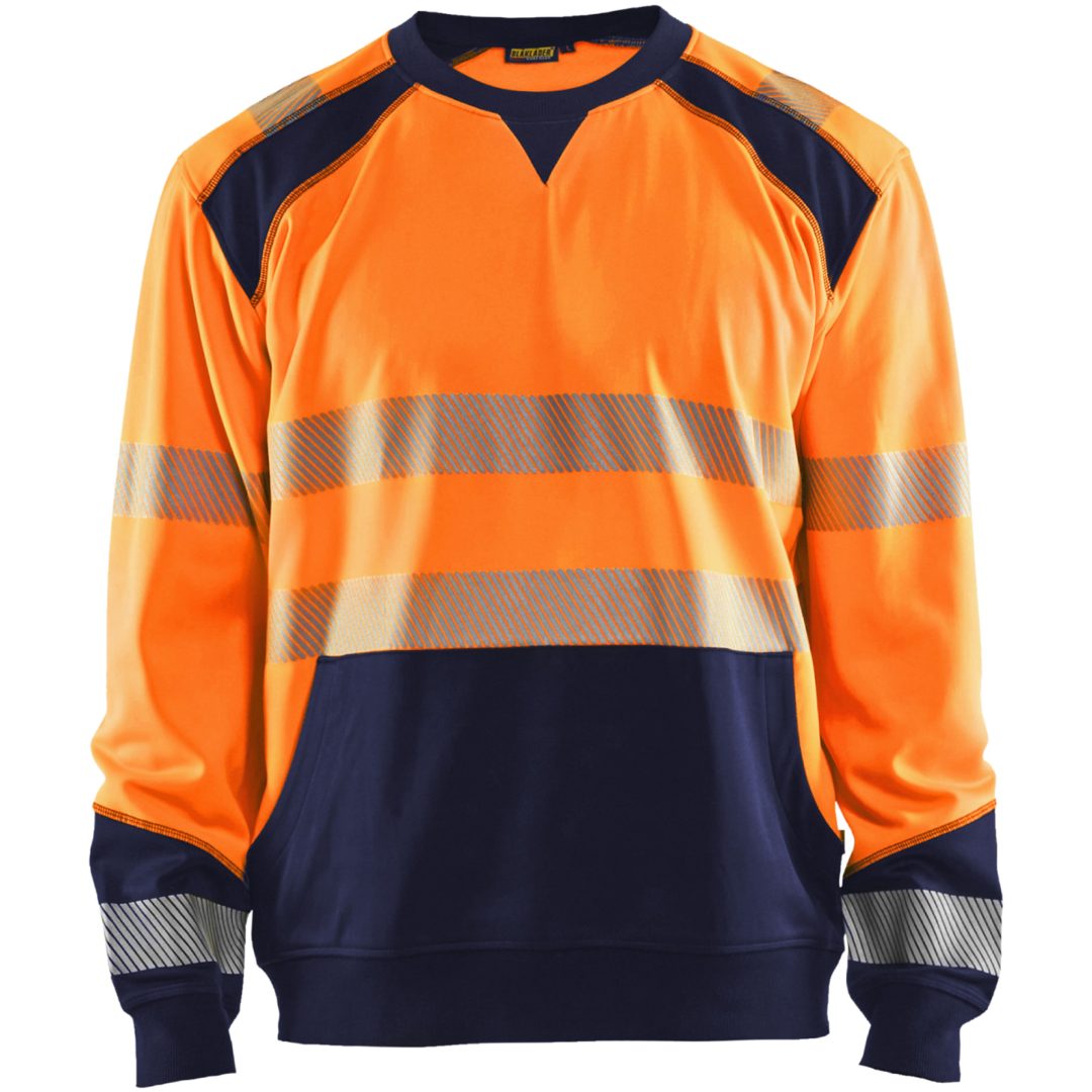 Tröja 35412528 Hivisorange / Marin BLÅKLÄDER TRÖJA 35412528 ORANGE/MAR XS