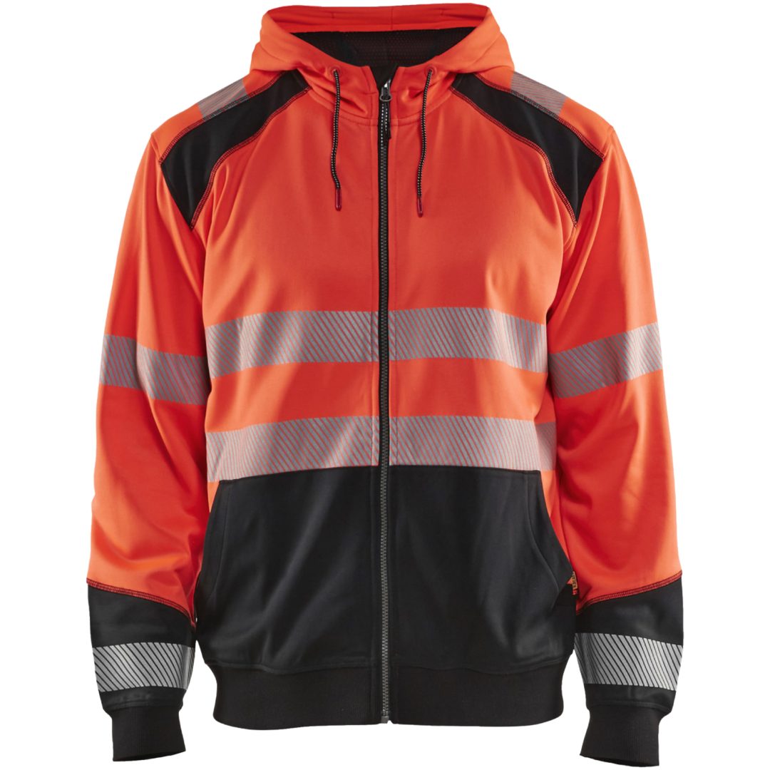 Tröja 35462528 Hivisröd / Svart BLÅKLÄDER TRÖJA 35462528 RÖD/SVART XS