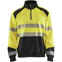 Tröja 35562528 Svart / Hivisgul BLÅKLÄDER