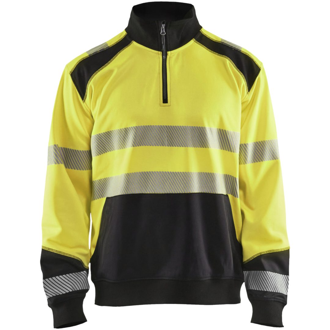 Tröja 35562528 Svart / Hivisgul BLÅKLÄDER TRÖJA 35562528 GUL/SVART XS