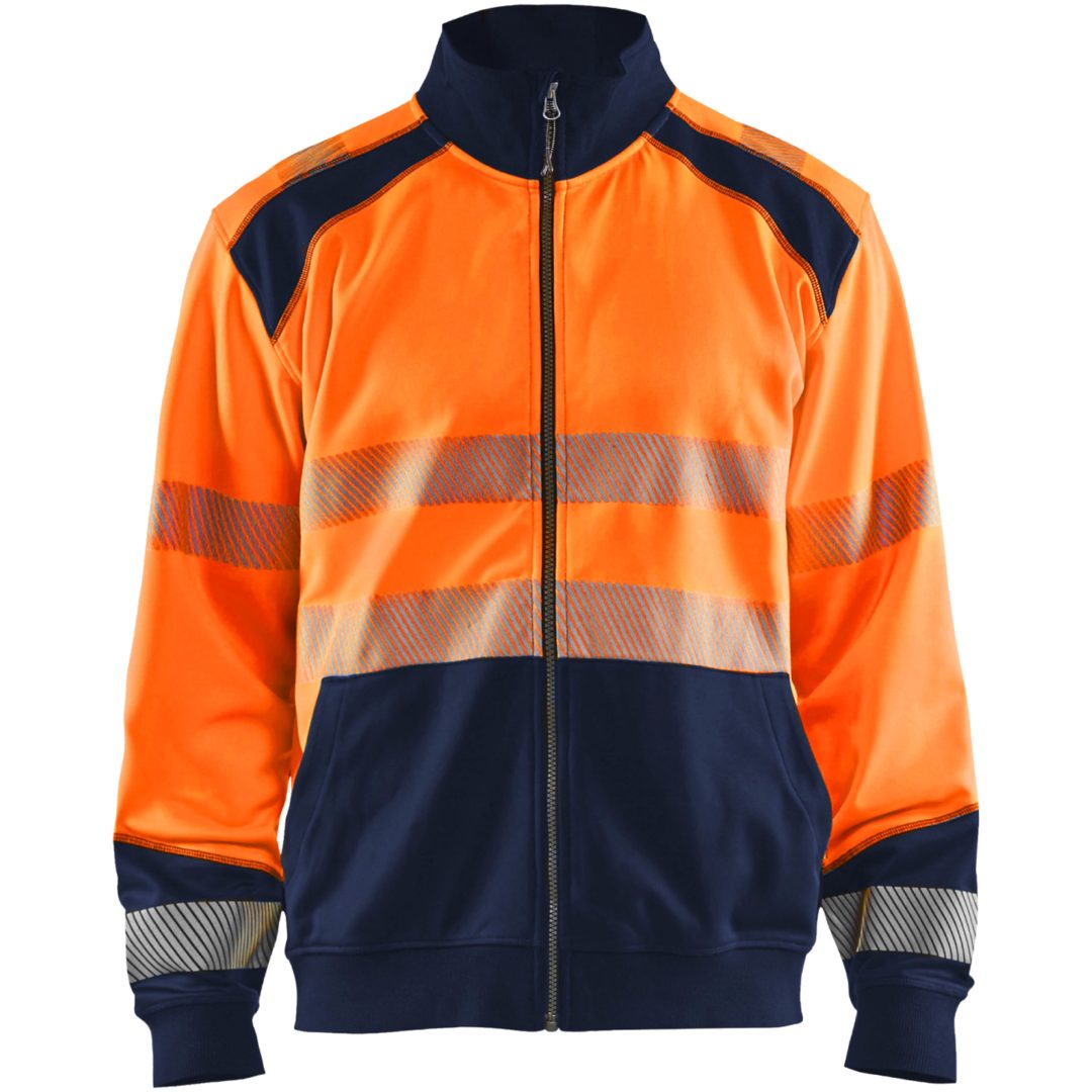 Tröja 35582528 Hivisorange / Marin BLÅKLÄDER TRÖJA 35582528 ORANGE/MAR XS