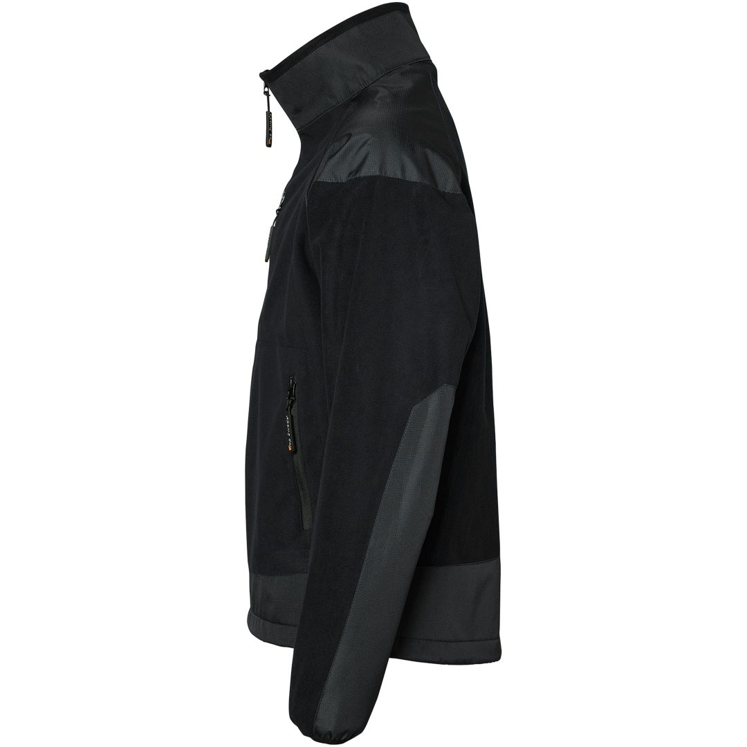 Tröja 4140 Fleece Hel-zip Svart Top Swede XS – bild 4