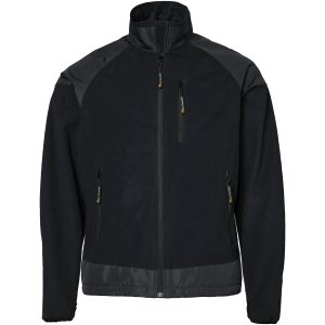 Tröja 4140 Fleece Hel-zip Svart Top Swede