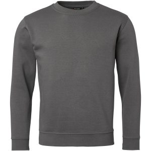 Tröja 4229 Rundhals Mörkgrå Top Swede