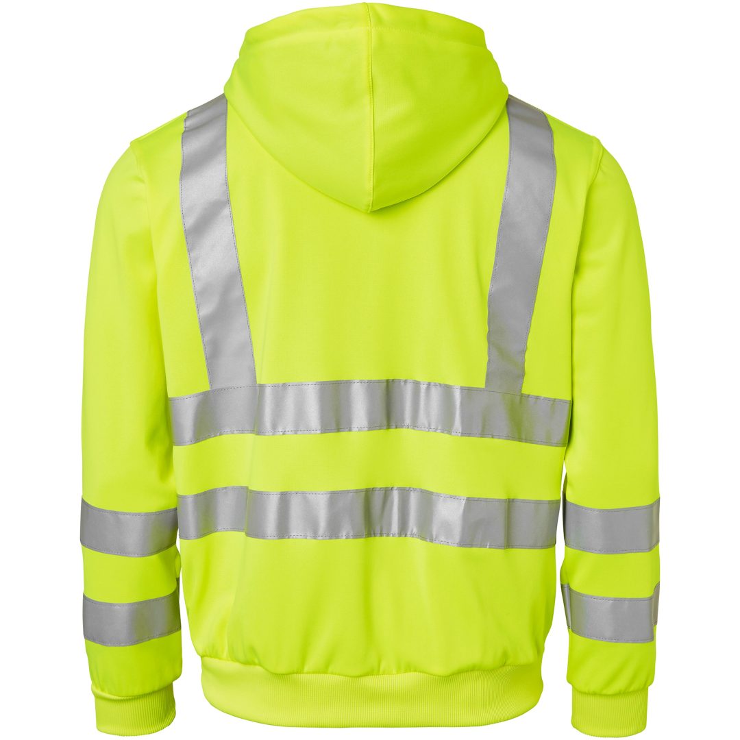 Tröja 4429 Hel-zip Fluorescerande Orange Top Swede XS – bild 3