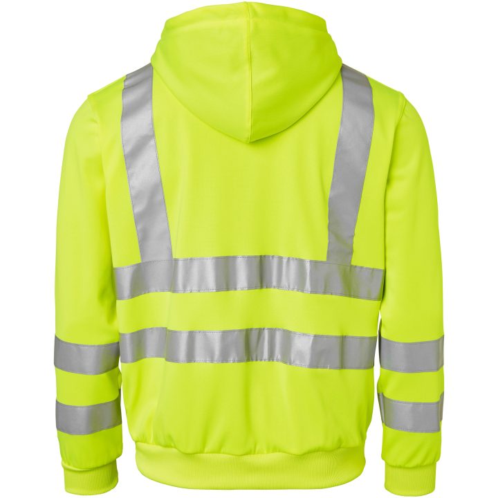 Tröja 4429 Hel-zip Fluorescerande Orange Top Swede XS – bild 3