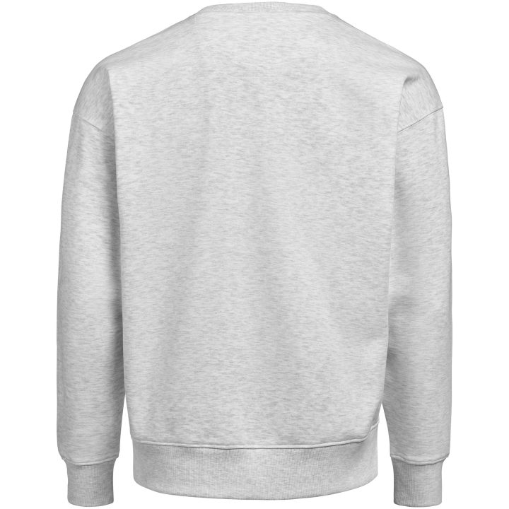 Tröja Crewneck Loose Fit Gråmelerad Untagged Movement – bild 3