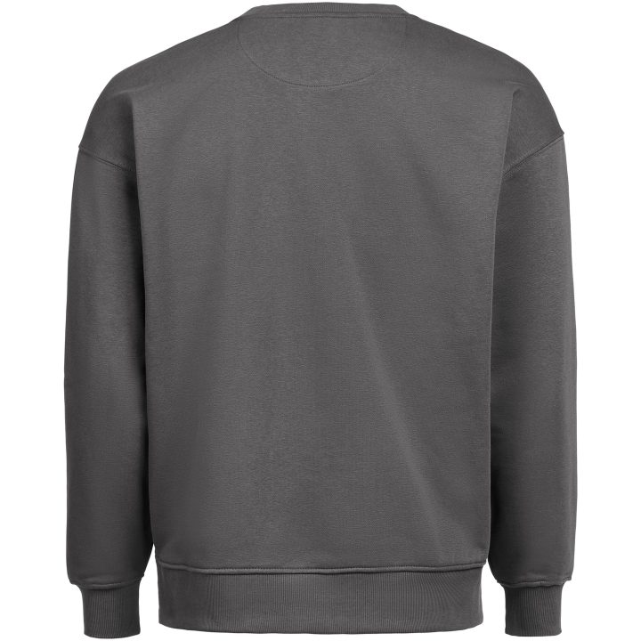 Tröja Crewneck Loose Fit Kolgrå Untagged Movement – bild 4