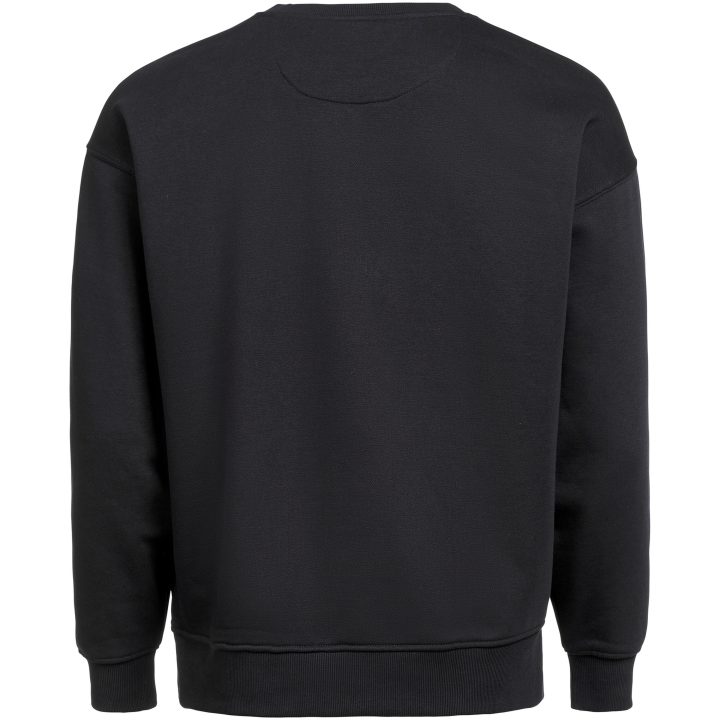 Tröja Crewneck Loose Fit Svart Untagged Movement – bild 4