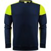 Tröja Crewneck Marinblå/neongul Printer PRIME XS – miniatyr 1