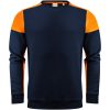 Tröja Crewneck Marinblå/neonorange Printer PRIME XS – miniatyr 1