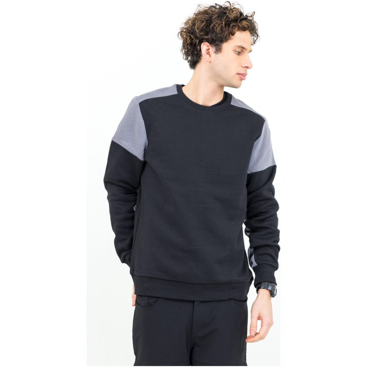 Tröja Crewneck Svart/antracit Printer PRIME XS – bild 2