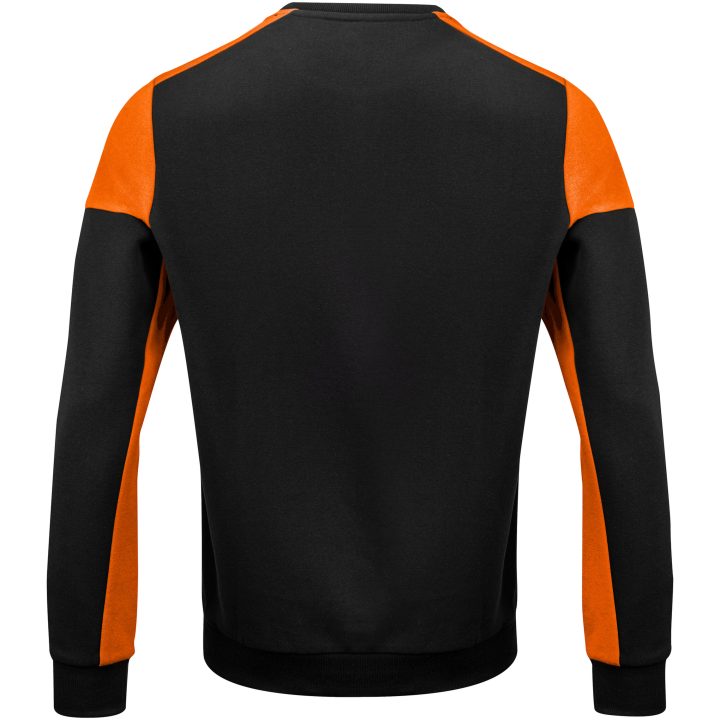 Tröja Crewneck Svart/orange Printer PRIME XS – bild 4
