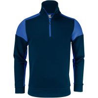 Tröja Halfzip Marinblå/koboltblå Printer PRIME