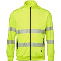 Tröja Hel-zip Fluorescerande Gul Top Swede