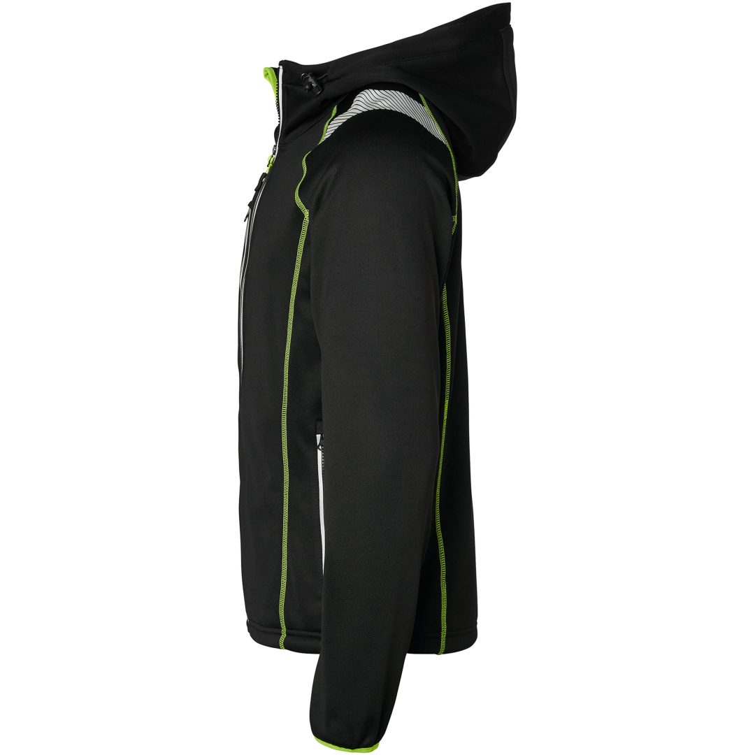 Tröja Hel-zip Svart Top Swede XS – bild 4