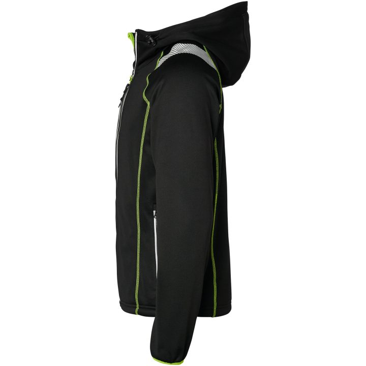 Tröja Hel-zip Svart Top Swede XS – bild 4