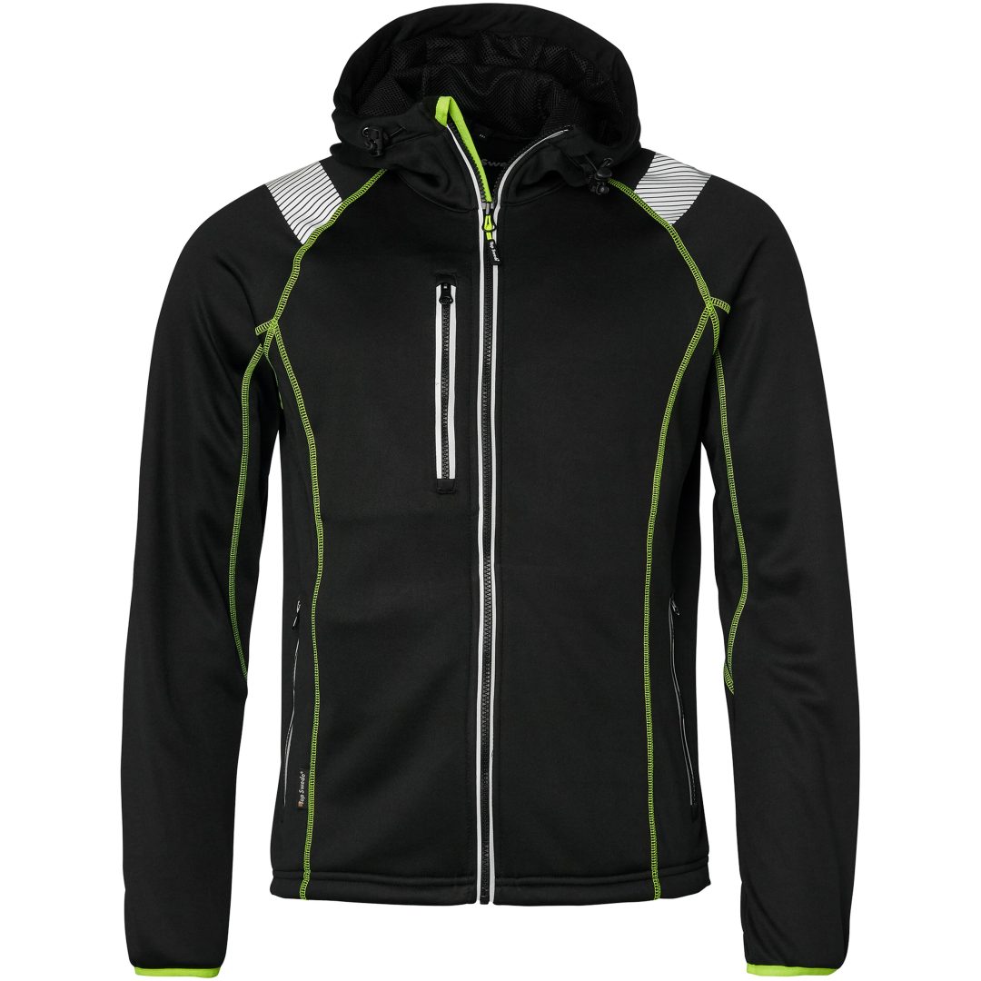 Tröja Hel-zip Svart Top Swede XS